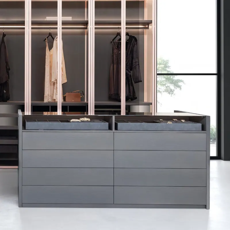 Duke Island Dresser open storage