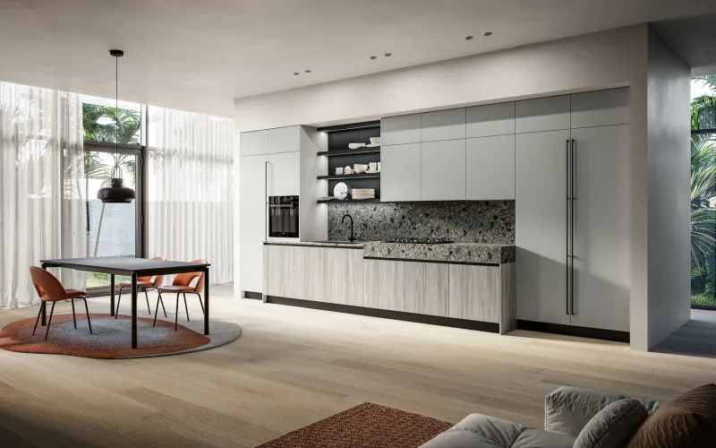 Cloe modern kitchen — lacquered