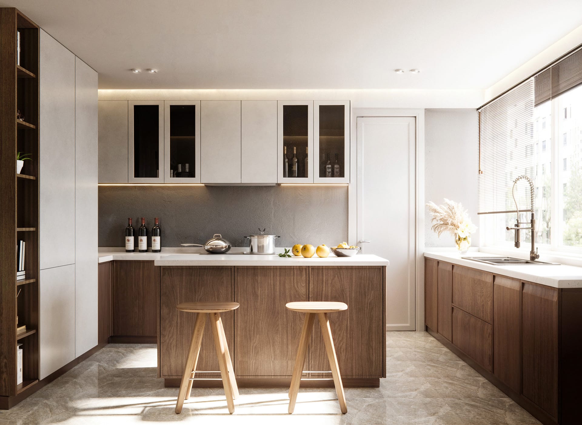 Wood — WOOD ALBANIA DARK WALNUT